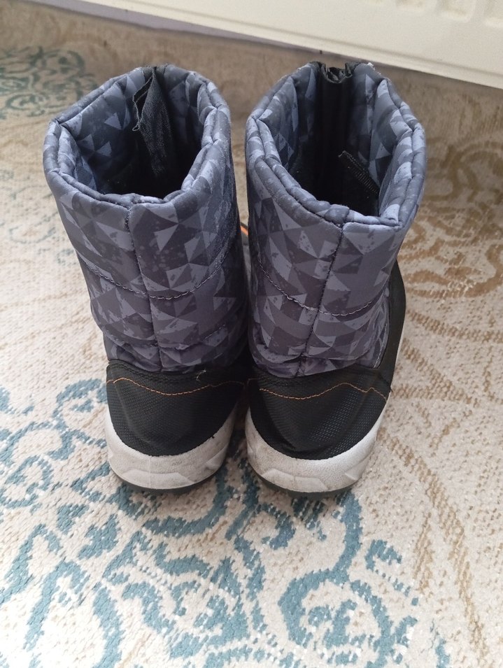 Erkek Çocuk Fermuarlı Kar Botu - Görsel 2