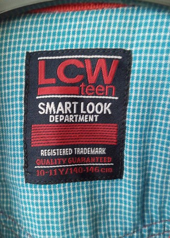 Erkek Çocuk Kırmızı Gri Uzun Kollu Denim Gömlek - Görsel 7