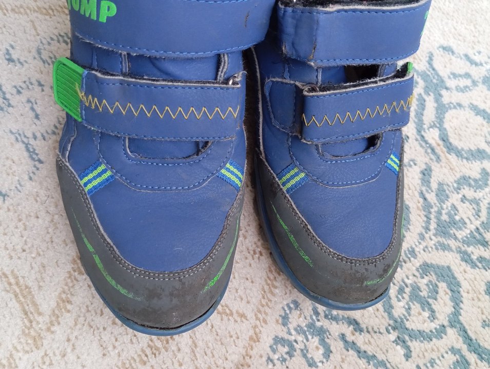 Mavi Gri Erkek Çocuk Spor Botları - Görsel 5