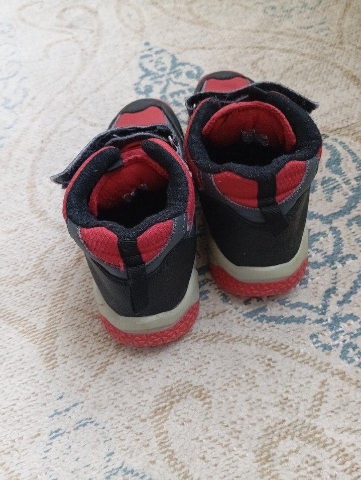 Kırmızı Gri Erkek Çocuk Yılan Desenli Bot - Görsel 4