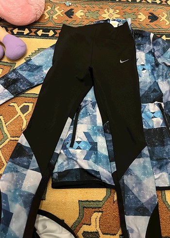 Mavi Bağlama Desenli Fermuarlı Eşofman - Görsel 4