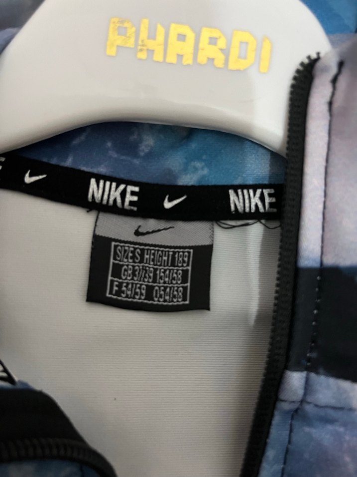 Mavi Bağlama Desenli Fermuarlı Eşofman - Görsel 3