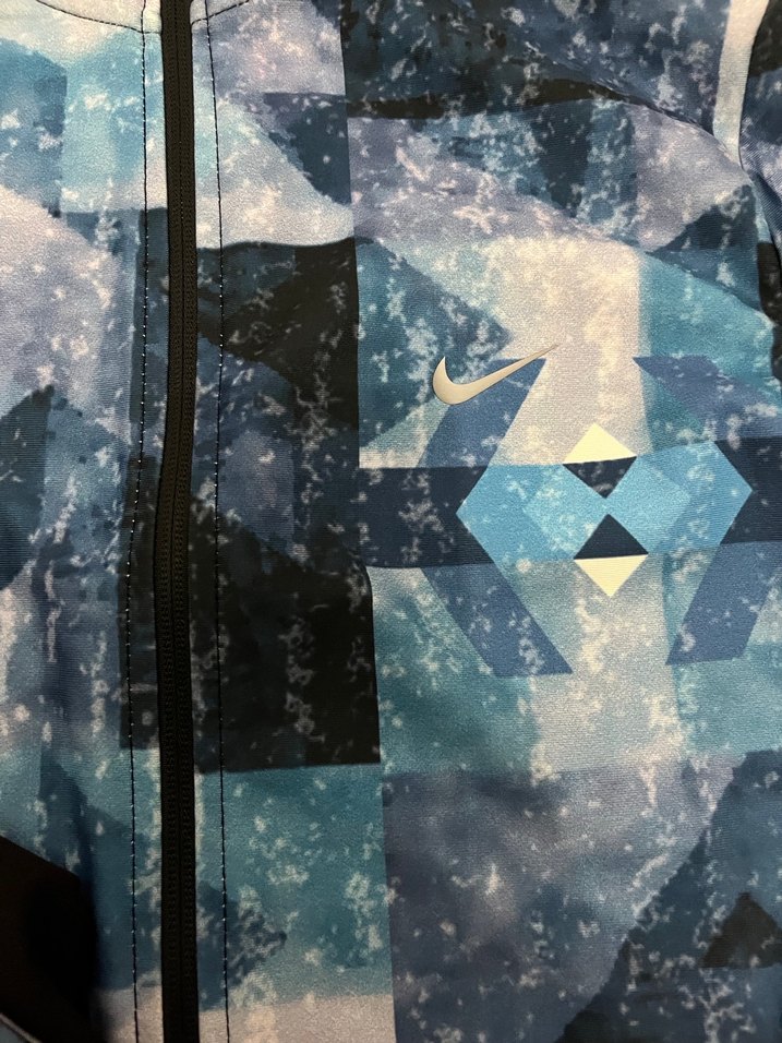 Mavi Bağlama Desenli Fermuarlı Eşofman - Görsel 2