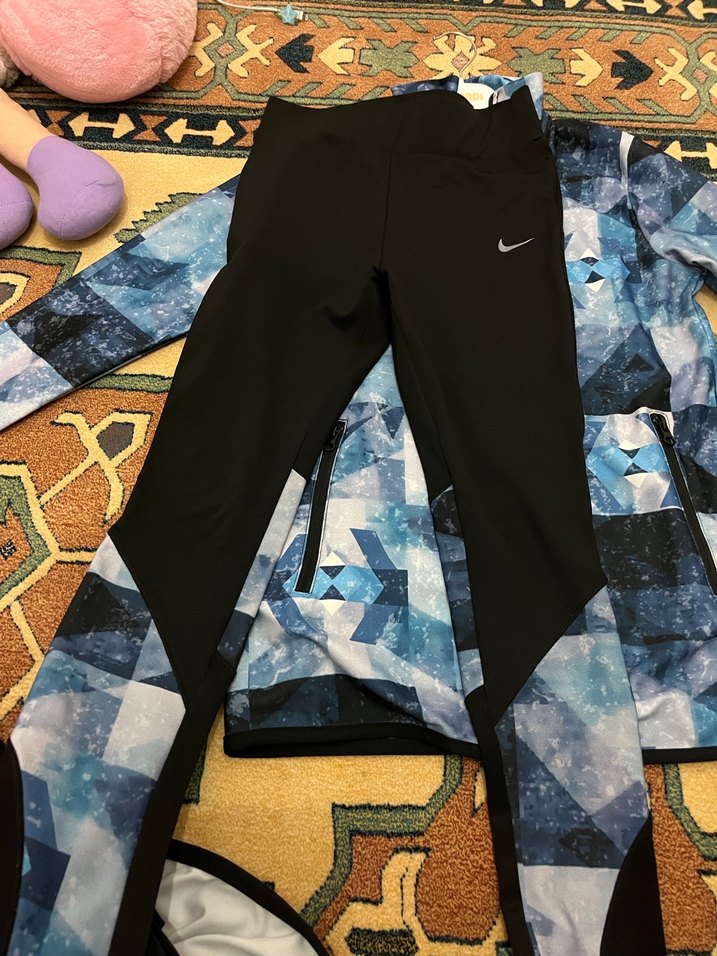 Mavi Bağlama Desenli Fermuarlı Eşofman - Görsel 4