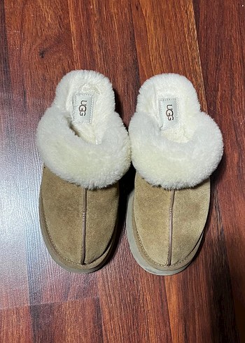 Bej Süet Tüylü Kadın Ev Terliği - Görsel 6