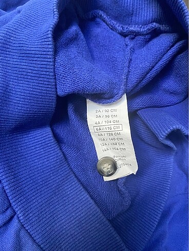 6 Yaş Beden mavi Renk 6 yaş erkek çocuk sweatshirt