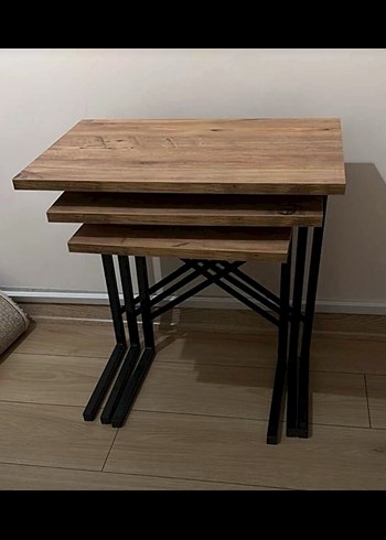 3lü zigon sehpa - Görsel 3