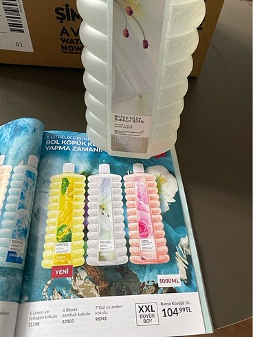 Beden Avon büyük boy banyo köpüğü
