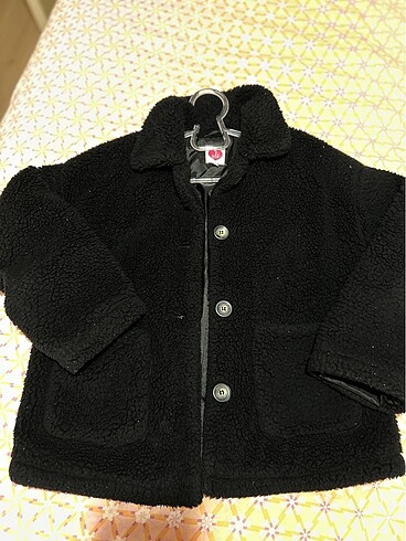 Peluş kürk mont ceket