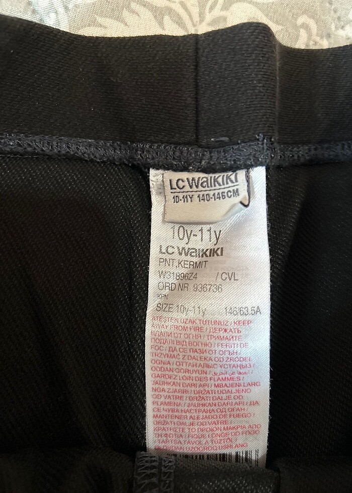 Kız çocuk tayt pantolon - Görsel 3