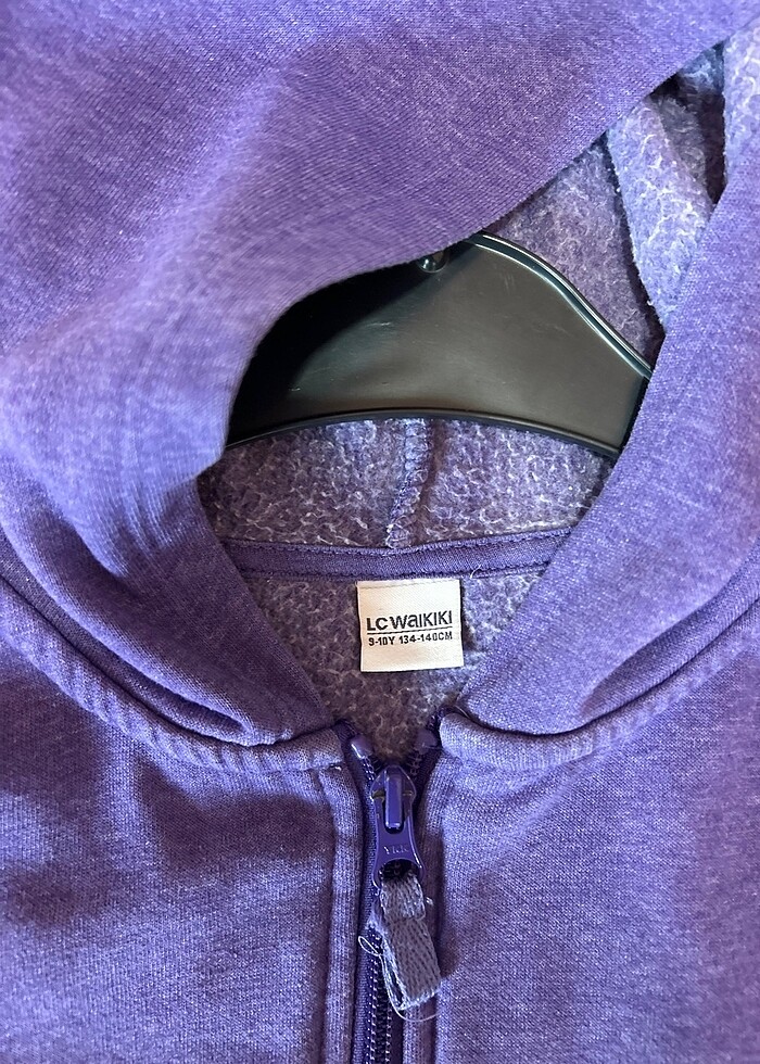 Kız çoçuk kapüşonlu hırka - Görsel 2