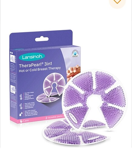 Lansinoh therapi pearl sıcak soğuk göğüs terapisi