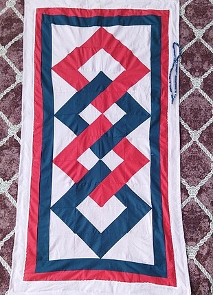 Patchwork elyafsız kırkyama seccade