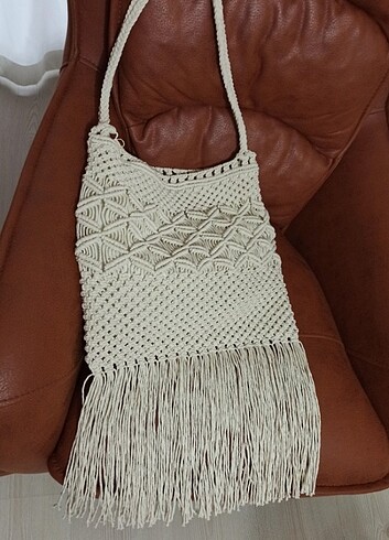 Mango Model Makrome Çanta 