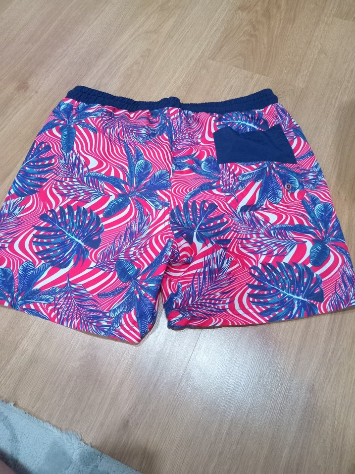 Renkli Desenli Erkek Mini Şort - Görsel 3