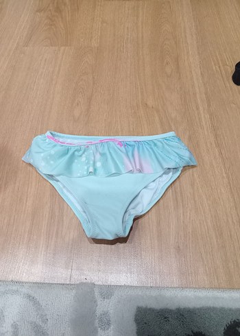 Kız Çocuk Turkuaz Fırfırlı Bikini Altı