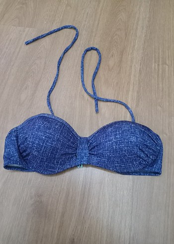 Mavi Askılı Kadın Bikini Üstü