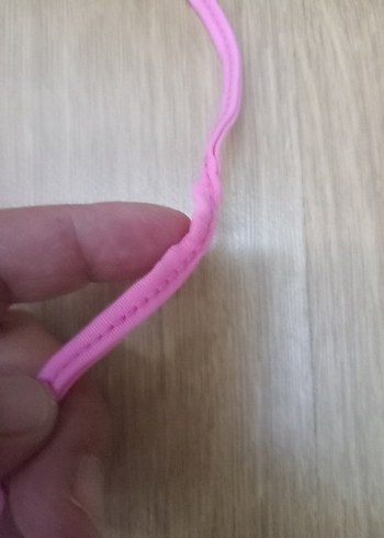 40 Beden pembe Renk Pembe Desenli Mini İpli Bikini