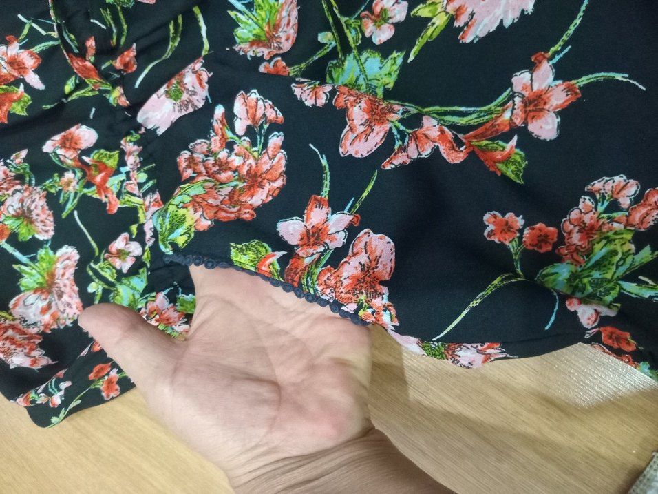 Çiçek Desenli Straplez Mini Tulum - Görsel 4