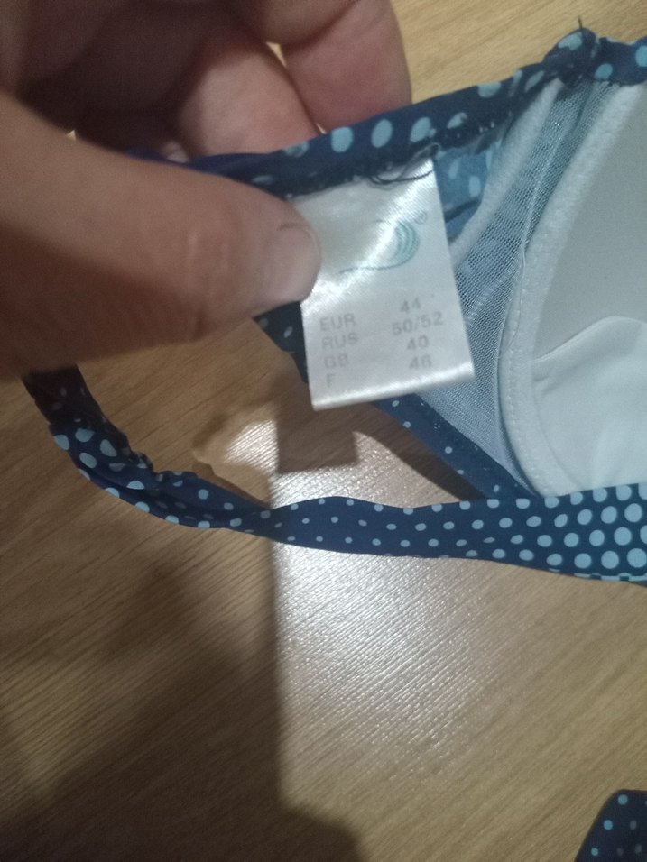 Mavi Puantiyeli bikini ust - Görsel 3