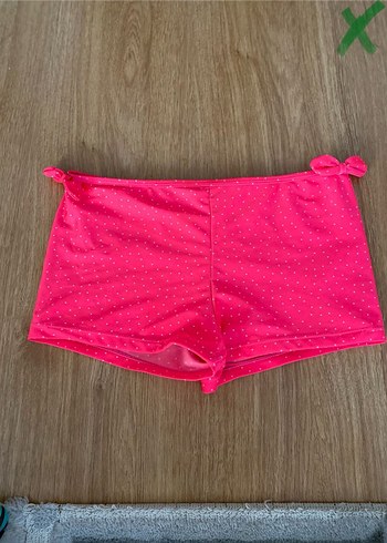 Mini Pembe Bağcıklı Atletik Şort