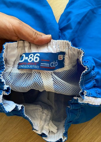 Mavi Desenli Erkek Şort D-86 - Görsel 3