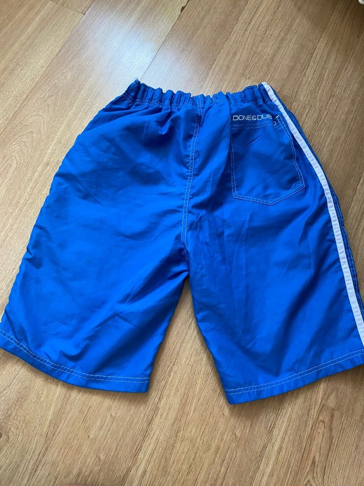 Mavi Desenli Erkek Şort D-86 - Görsel 2