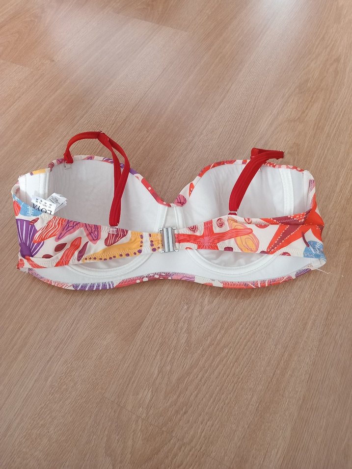 Renkli Bohem Desenli Bikini Üstü - Görsel 2