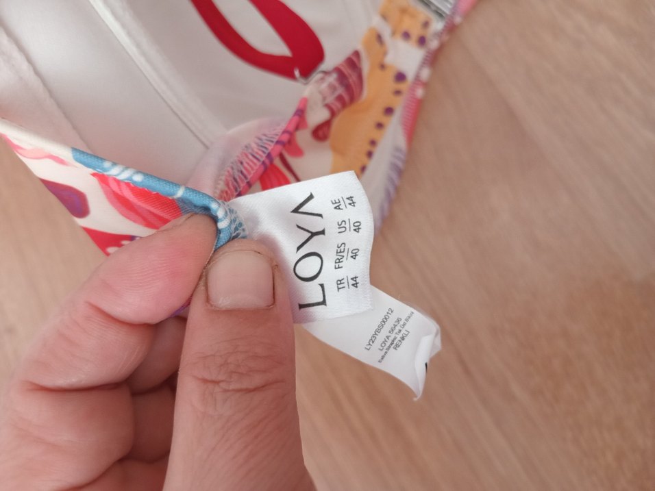 Renkli Bohem Desenli Bikini Üstü - Görsel 3