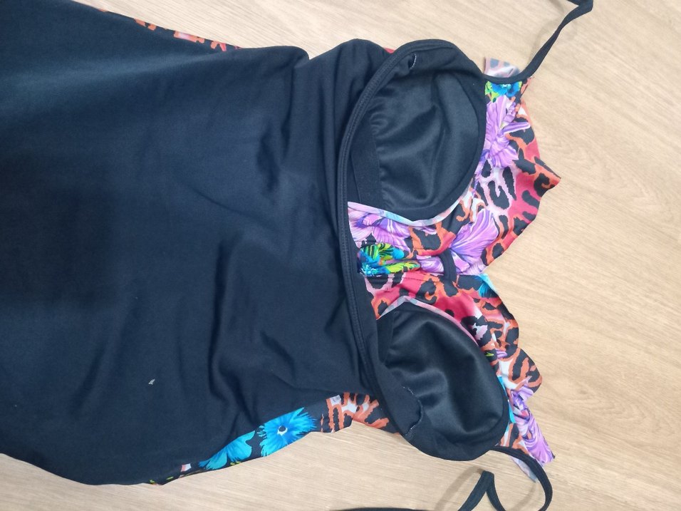 Renkli Fırfırlı Mini Kadın Mayo - Görsel 4