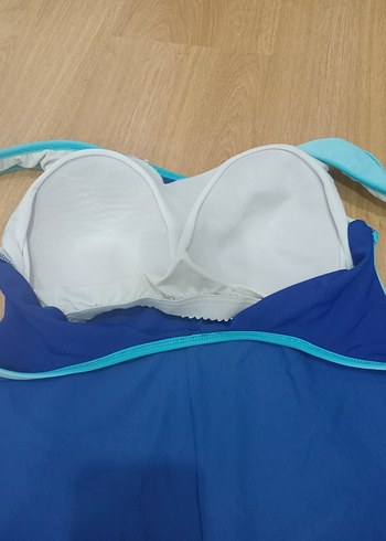 Mavi Mini Atletik Kadın Mayo - Görsel 3