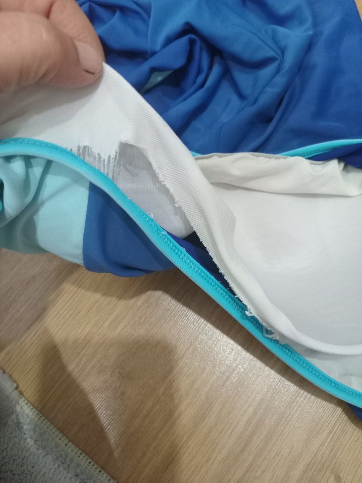 Mavi Mini Atletik Kadın Mayo - Görsel 4