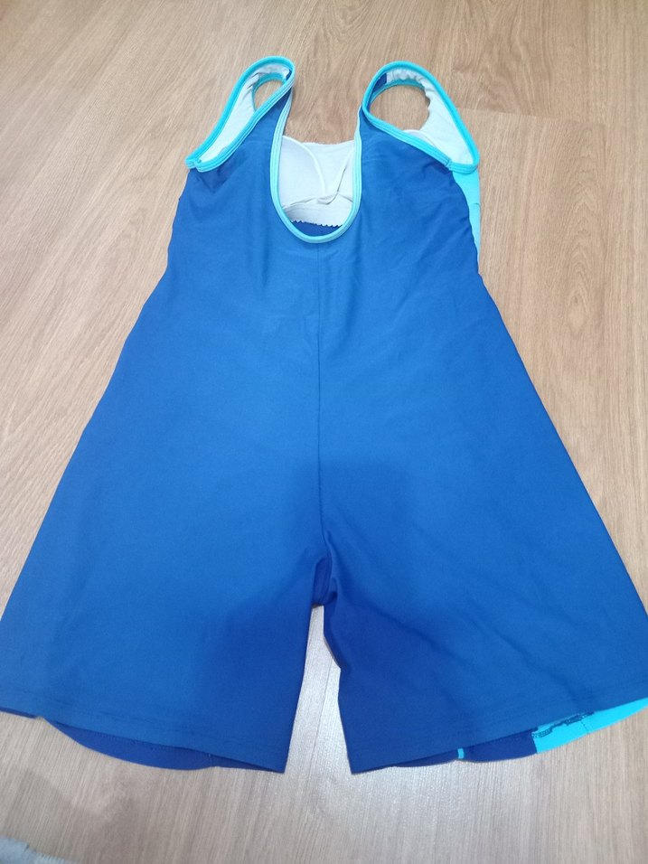 Mavi Mini Atletik Kadın Mayo - Görsel 2