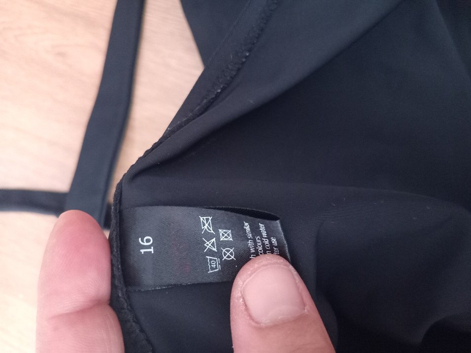 Siyah Kemerli Mini Gotik Kadın Mayo - Görsel 3