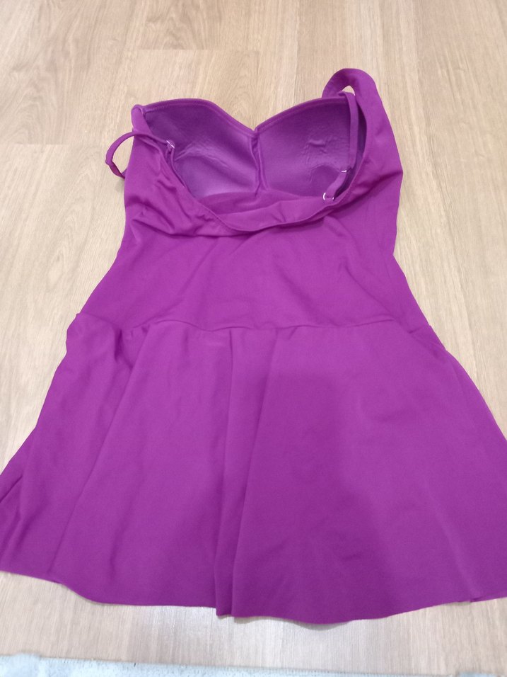 Mor Midi Kadın Mayo Elbise - Görsel 3