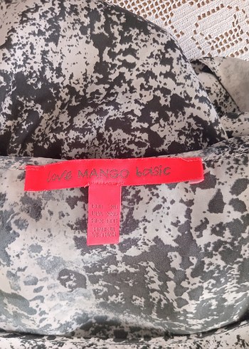 Gri V Yaka Bağlamalı pareo - Görsel 3