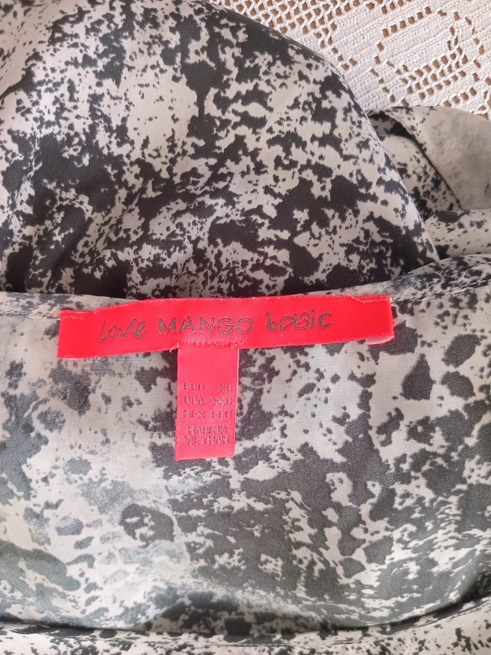 Gri V Yaka Bağlamalı pareo - Görsel 3