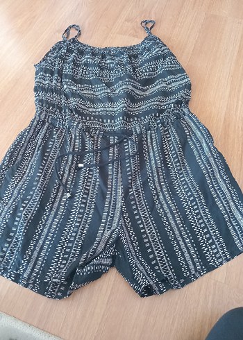 Kadın Bohem Desenli Kısa Tulum - Görsel 2