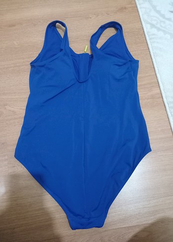 Kadın Mavi Fermuarlı Mayo - Görsel 2