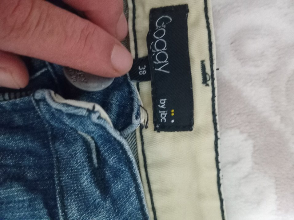 Düğmeli Kısa Mavi Denim Şort - Görsel 2