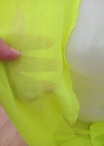 Sarı Dökümlü Kadın Pareo - Görsel 4