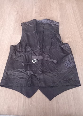 Düğmeli Gri Erkek Yelek - Görsel 2