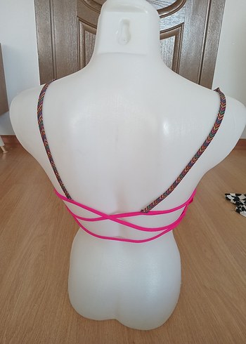 Pembe Bohem Mini Bikini Üstü - Görsel 2