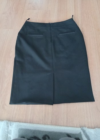 Kadın Siyah Midi Kalem Etek - Görsel 2