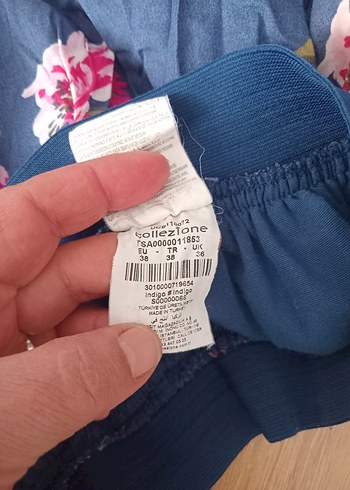 Çiçek Desenli Bohem Eteği - Görsel 4