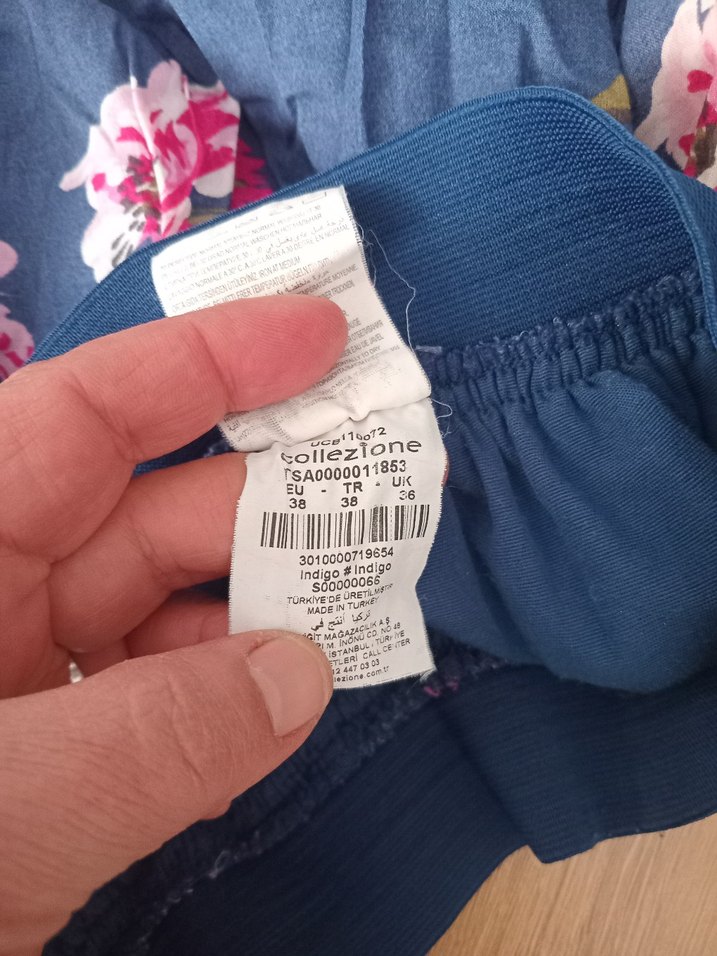 Çiçek Desenli Bohem  Eteği - Görsel 4