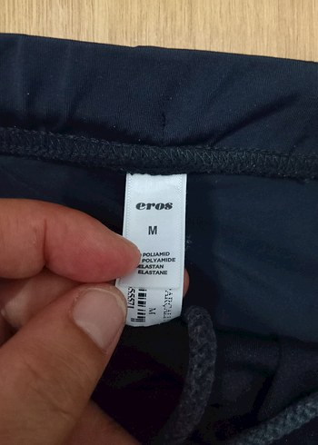 Erkek Lacivert Elastik Bel Mayo - Görsel 2