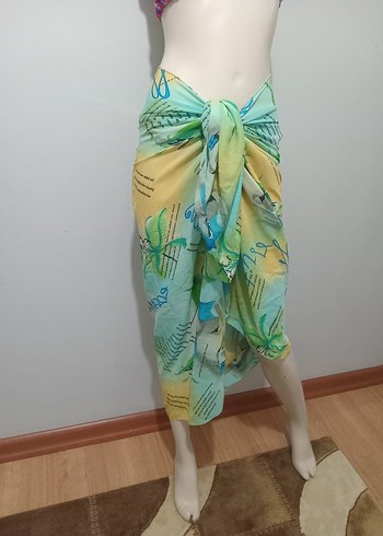 Bohem Çok Renkli Mini Pareo - Görsel 6