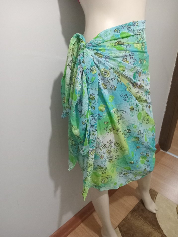 Bohem Çok Renkli Mini Pareo - Görsel 4