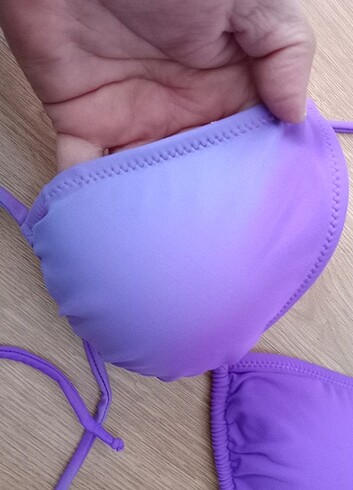 l Beden mor Renk Bikini ust
